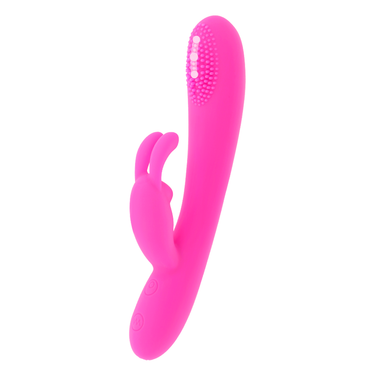 Vibratore massaggiante in silicone ricaricabile con 7 modalità di vibrazione